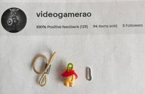 Charmkins Vintage Poppy the Cat with Original Hair Elastic and Clip - 1980s - Picture 1 of 5