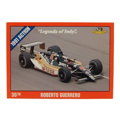 Indy 500 Roberto Guerrero Legends Of Indy Trading Card #31 - Image 1 of 2