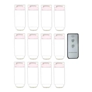 MoonBright 12-Pack + Remote Wireless Remote Controlled Paper Lantern Light Ki... - Picture 1 of 7