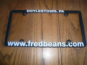 Fred Beans Doylestown Plastic License Plate Surround - NOS - Picture 1 of 2