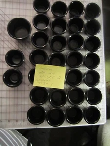 LOT OF 27 BLACK MELAMINE RAMEKINS 24 GESSNER 391 2 CARLISLE 1 GESSNER 393 - Picture 1 of 3