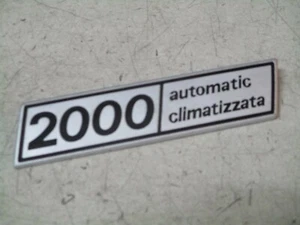 HECKSCHRIFTZUG FIAT 132 2000 AUTOMATIK KLIMATISIERT - METALL - NEU  - Bild 1 von 1