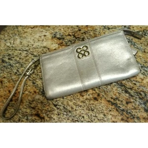 Coach Holiday Mohnblume Silber Gold LMTD Leder Handgelenktasche GUC Sm NICHT MEHR ERHÄLTLICH - Bild 1 von 12