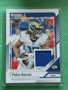 2024 Panini Donruss Puka Nacua Threads #DTH-PNU Los Angeles Rams - Picture 1 of 2