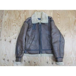 B-3 Military Lammfell Fliegerjacke Größe L Shearling Bomber Mantel Japan gebraucht - Bild 1 von 7
