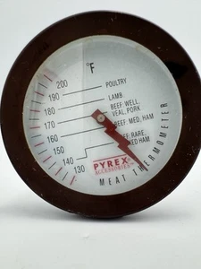 Vintage PYREX Accessories Meat Thermometer Not Tested Complete Your Collection - Picture 1 of 5