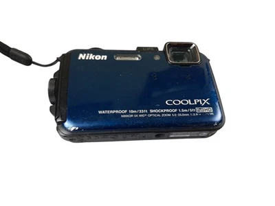 Nikon COOLPIX AW100 Working (Missing Side Piece *See Pics) No Battery Or Charger - Image 1 of 4