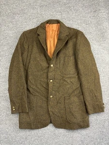 Vintage Pendleton Blazer Herren mittelbraun Wolle Tweed Sport Mantel Jacke USA 70er - Bild 1 von 7