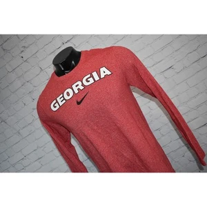 Nike T-Shirt UGA Bulldogs Mens Size Medium University of Georgia Dawgs Red - Imagen 1 de 7