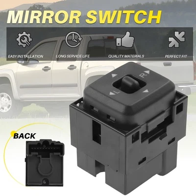 Interruptor de alimentación de ajuste de espejo retrovisor exterior para Chevrolet Colorado GMC Canyon 2004-2012 Foto 1 de 4