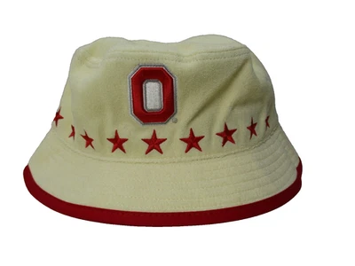 Ohio State Buckeyes Dune Bucket Hat Mitchell & Ness L/XL Stone Embroidered Stars - Image 1 of 4