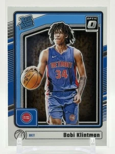 2024-25 Donruss Optic BOBI KLINTMAN RC Rated Rookie #289 Detroit Pistons - Picture 1 of 2