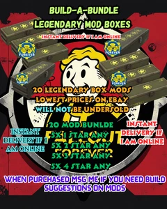 Fallout 76{PC} Legendary Mods--20x ANY ARMOR OR WEP Mods CHOOSE ANY YOU LIKE - Picture 1 of 2
