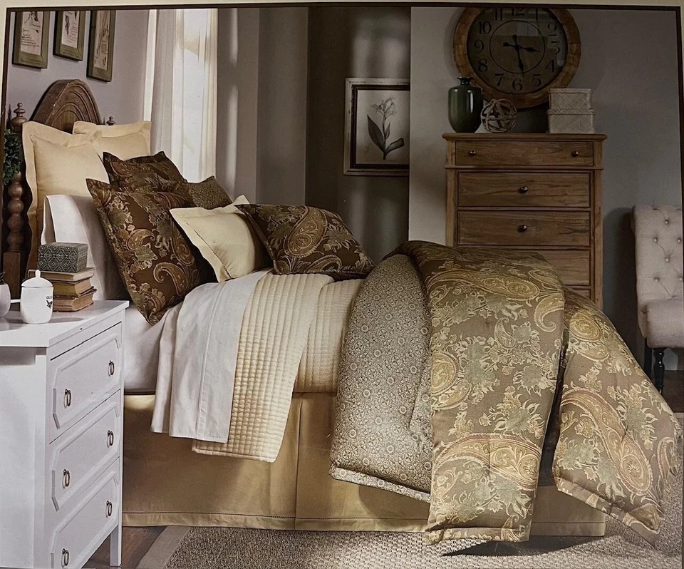 Nuevo Mini Juego Completo de Edredón Reina Villa Salzano Coordinate with Noble Excellence Foto 1 de 4