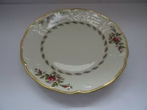 Rosenthal Sanssouci Moosrose Speiseteller Elfenbein mit Poliergoldrand - Bild 1 von 5