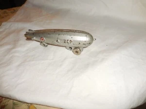 Vintage 20's-30's Hubley Dent Zep pull toy Zeppelin 5" - Picture 1 of 8
