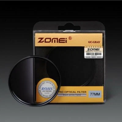 ZOMEI 52-82mm Gradual Filter Gradient change Gray Filter for Canon Nikon DSLR - Image 1 of 4