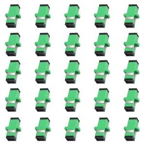 - Lot de 25 coupleurs SC à fibre optique monomode SM Simplex Adaptateur SC fe... - Photo 1/5
