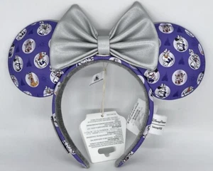 Disney 2023 Loungefly 100 Years purple Minnie Ears Headband Mickey Pluto Goofy - Picture 1 of 3