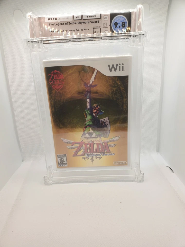 The Legend Of Zelda Skyward Sword Wii Wata 9.8 A++ Graded Rare Nintendo Game - Image 1 of 3