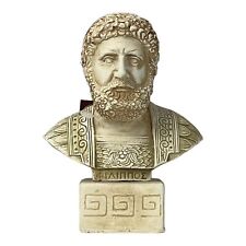 Philip II Macedonia King Bust 382-336 b.C Cast Stone Statue Sculpture