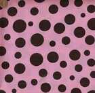 Lolli Dots pink brown Michael Miller dots fabric
