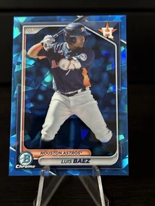 2024 Bowman Chrome Sapphire Edition Luis Baez #BCP-248 Houston Astros - Picture 1 of 2
