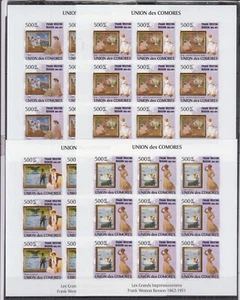 ST757I9. Comores - MNH - Art - Frank Weston Benson - imperf - Picture 1 of 1
