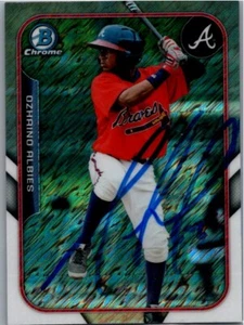 2015 Bowman #FFM-OA Ozzie Albies The Farm's Finest AUTOGRAPHED/Signed - Picture 1 of 2