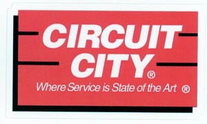 Circuit City Logo Sticker (Reproduction) - Picture 1 of 2