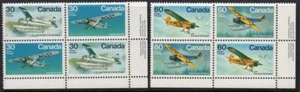 Canadá - 1982 'AVIÓN CANADIENSE 4ª EMISIÓN' Bloques de esquina MNH [D8919] - Imagen 1 de 1