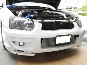 FMIC Intercooler Piping Kit w/Coolant Tank For 02-06 Subaru WRX Sti GDA GDB GDF - Foto 1 di 9