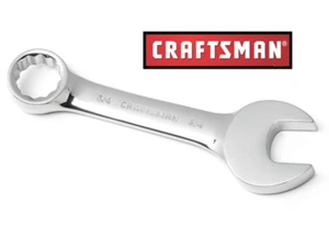 NEW CRAFTSMAN Polished Stubby Wrench, Metric /SAE Choose any Size, Fast Shipping - Picture 1 of 13