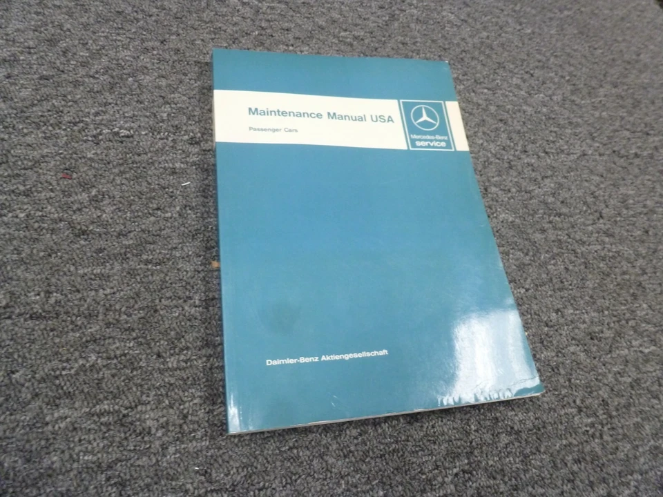 Mercedes Benz 560SEC 1986 cupé manual de mantenimiento de taller Foto 1 de 1