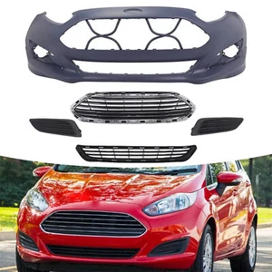 FITS 2014 2015 2016 2017 2018 2019 FORD FIESTA FRONT BUMPER COVER set - Picture 1 of 14