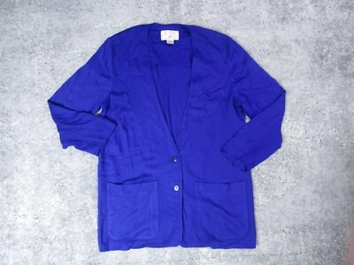 Cárdigan Express Mujer Medio Azul Manga Larga Sudadera Prendas exteriores Top liso Foto 1 de 4