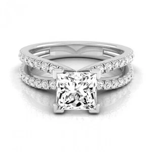 Gorgeous Ring Women 925 Silver,Rose Gold,Gold Cubic Zircon Ring Sz 6-10 - Picture 1 of 13