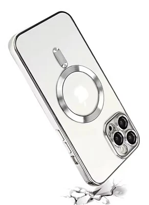 Cover magsafe magnetica Super resistente Con Protezione Per fotocamera x iPhone - Immagine 1 di 4