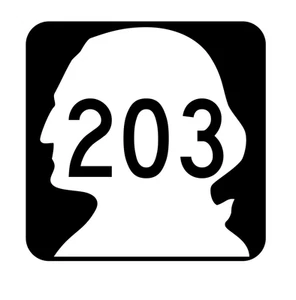 Washington State Route 203 Aufkleber R2856 Highway Schild Straßenschild - Bild 1 von 1