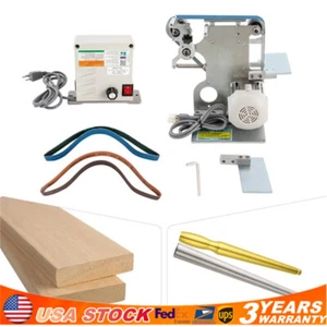 Belt Grinder Sander Stepless Speed Belt Sander with Controller and 2* Belts - Bild 1 von 19