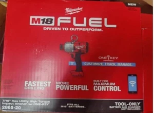 Milwaukee 2865-20 M18 COMBUSTIBLE 7/16" Llave de Impacto Hexagonal Utilitaria UNA LLAVE COMBUSTIBLE Nueva - Imagen 1 de 1