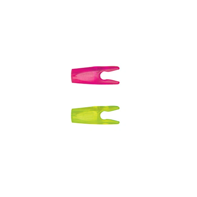Carbon Express Soma Nock #2 Large Pink or Lime Green Color - 12/Pack - Image 1 of 1