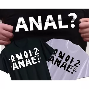 T-Shirt Maglietta Anal Tshirt Divertente Maglia Estiva Personalizzata Divertente - Bild 1 von 5