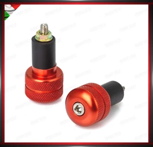 CONTRAPPESI MANUBRIO ROSSO MOTO SCOOTER STABILIZZATORI BILANCIERI UNIVERSALE - Foto 1 di 1