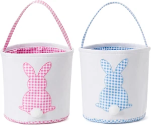 Easter Basket with Handle Easter Bucket Easter Baskets Easter Basket Bags Egg Hu - Picture 1 of 12
