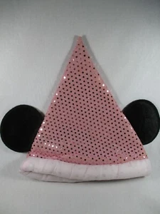 Walt Disney World Minnie Mouse Ears Wizard Youth Size Pink Cap Hat Great - Picture 1 of 9