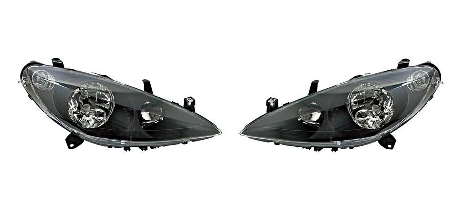 TYC Headlight Set Right+Left Black For PEUGEOT 307 Cc Sw 00-09 - Image 1 of 1