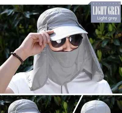 UV  Fishing Hat Sun shading all directional Quick Dry Sport Hiking Camping Visor - Image 1 of 4