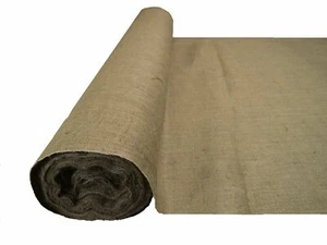 HESSIAN FABRIC Burlap Schools Upholstery Festivals Craft width 137cm 54 inch - Picture 1 of 4