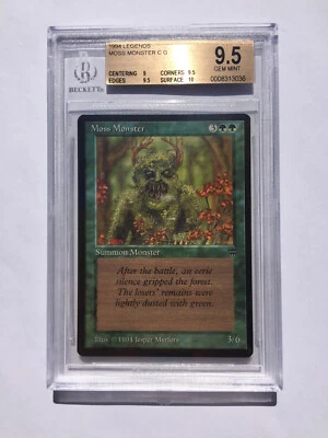 BGS 9.5 | Moss Monster | MtG Legends | Gem Mint (PSA CGC 10) - Image 1 of 2